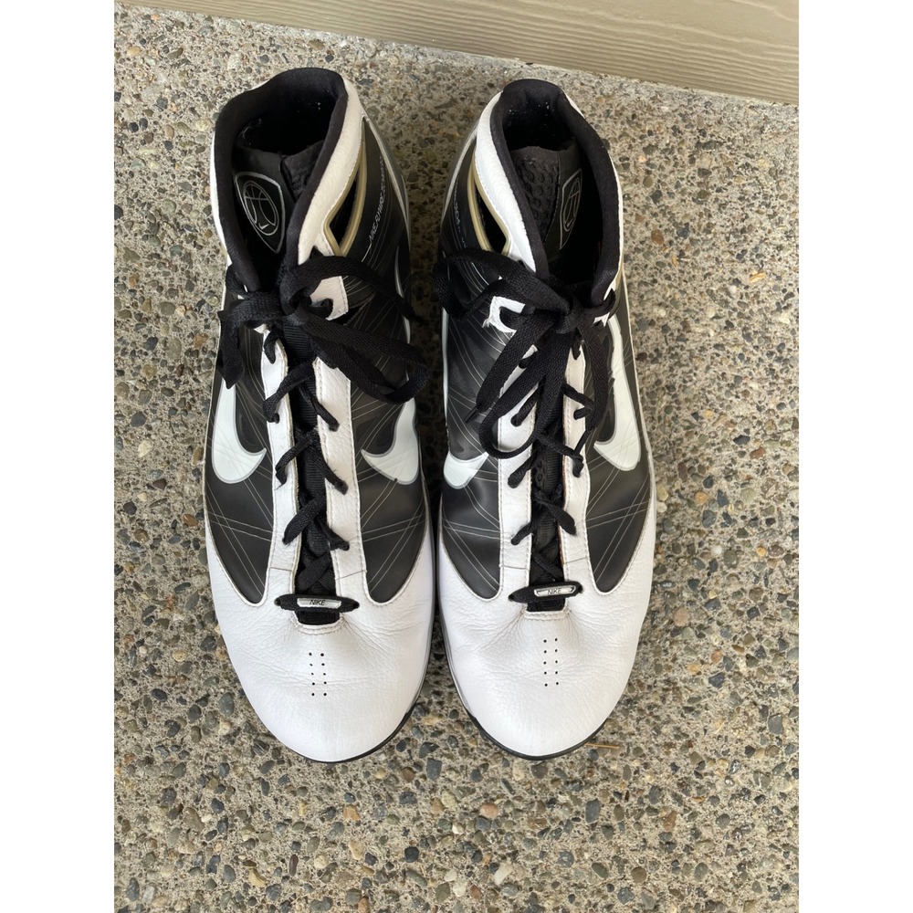 Nike Hyperize TB Mens White Black Grey 367181-111 Athletic Shoes Size 14 - Picture 7 of 10